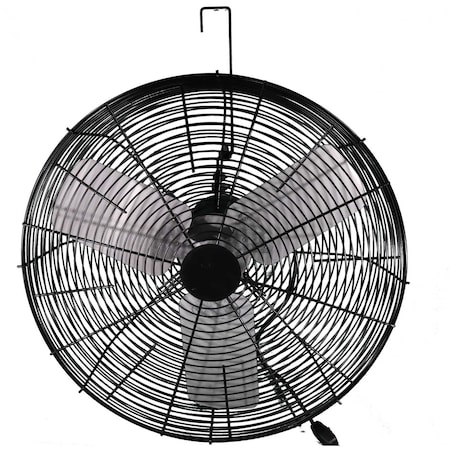 Hessaire Air Circulator, Rafter Mount, 24 in Blade Dia 24B4B-S